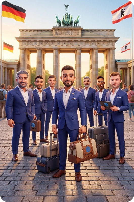 Coolmix team visiting Berlin