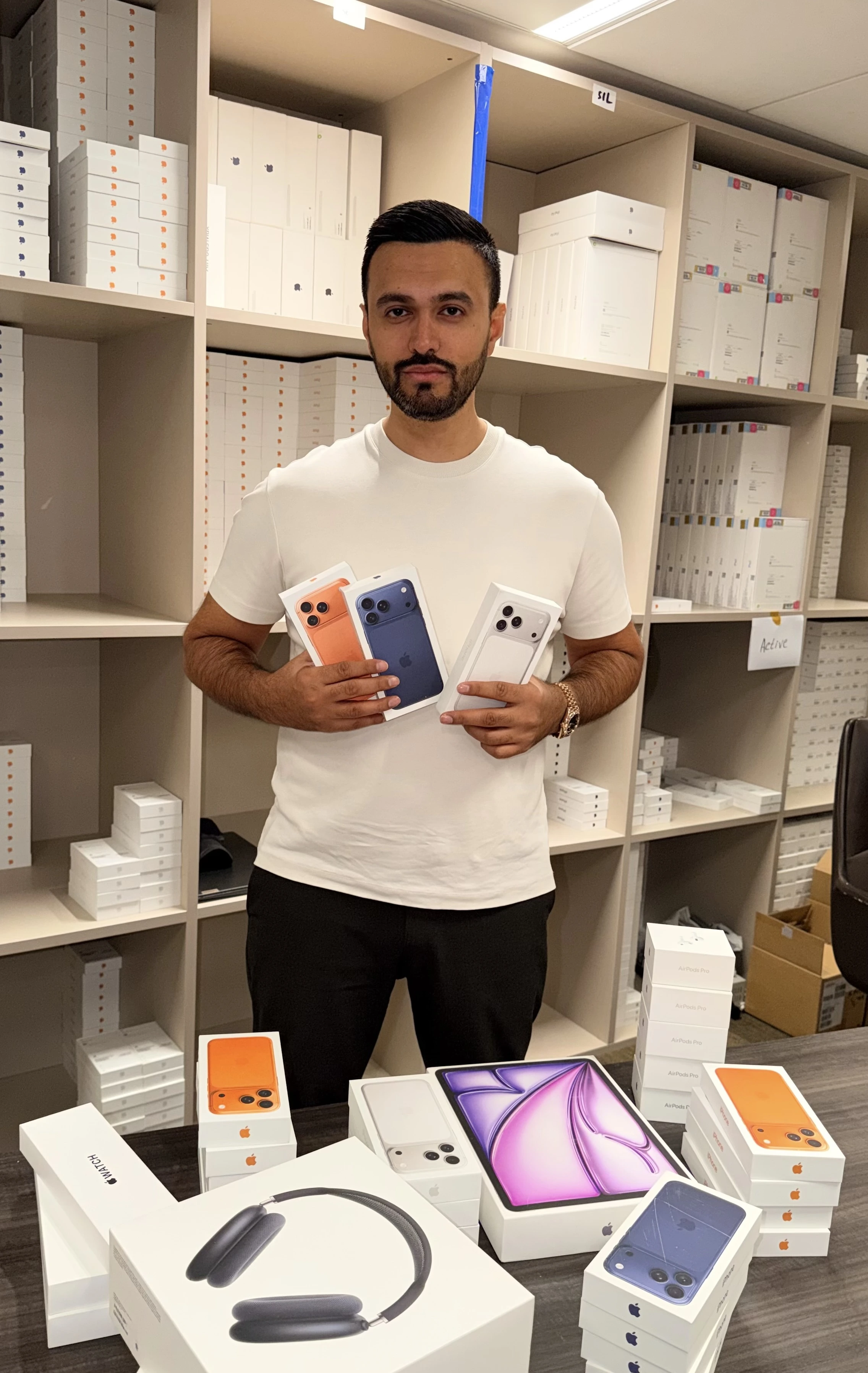 Boxed iPhones ready for wholesale