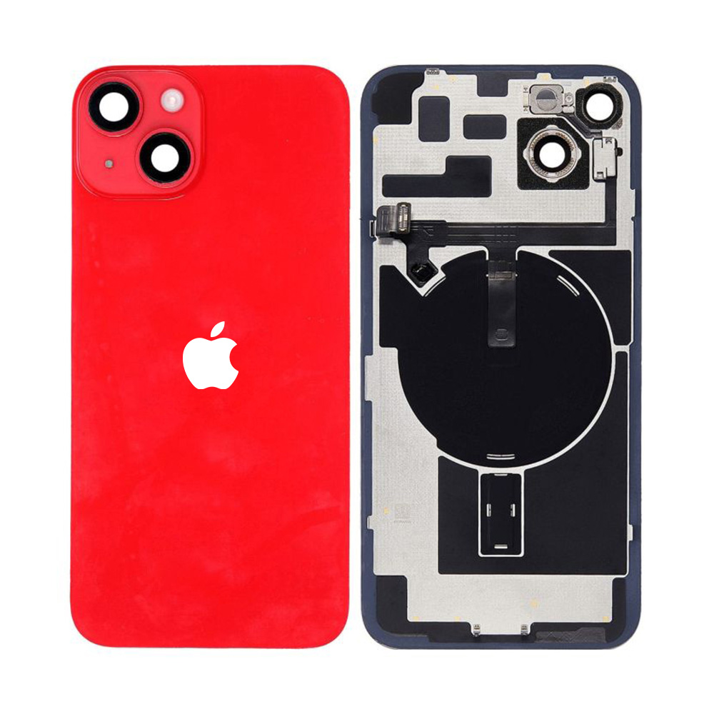 Rear housing with frame - iPhone 14 Plus (PRODUCT)RED view